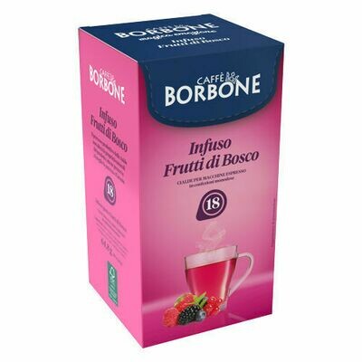18 Cialde Carta Caffè Borbone Tè Frutti Di Bosco ESE 44