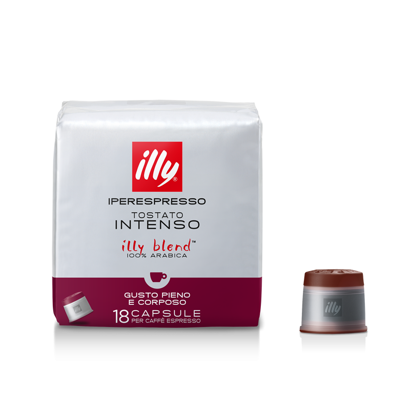 ILLY - 18 Capsule originali Gusto Intenso Forte Iperespresso