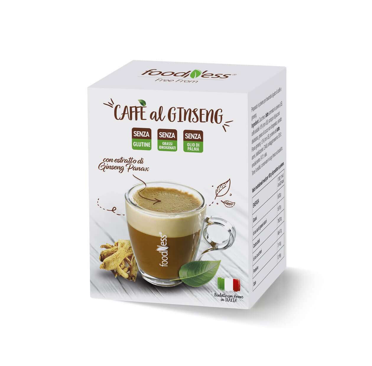 Foodness Ginseng Preparato In Polvere Monodose 10 Bustine