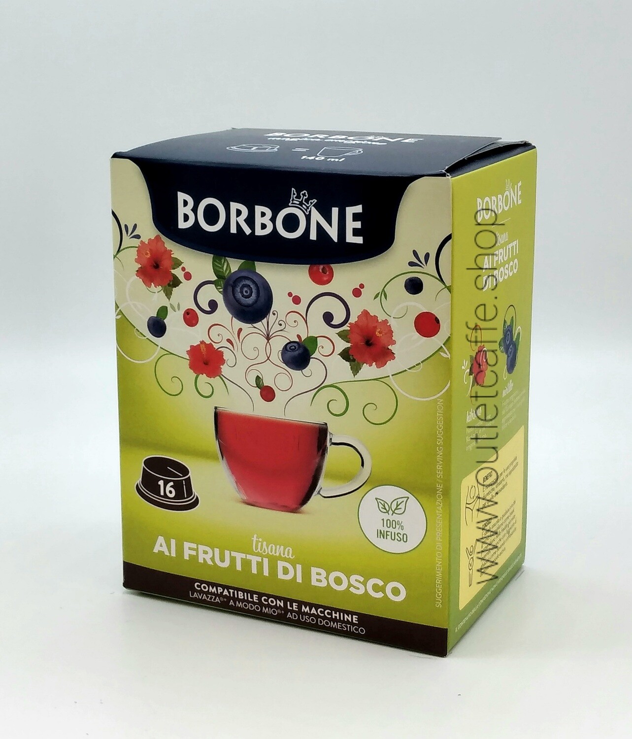 16 CAPSULE CAFFE' BORBONE GINSENG DOLCE GUSTO