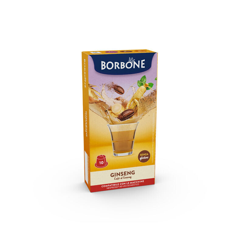 10 Capsule Caffè Borbone Ginseng Nespresso