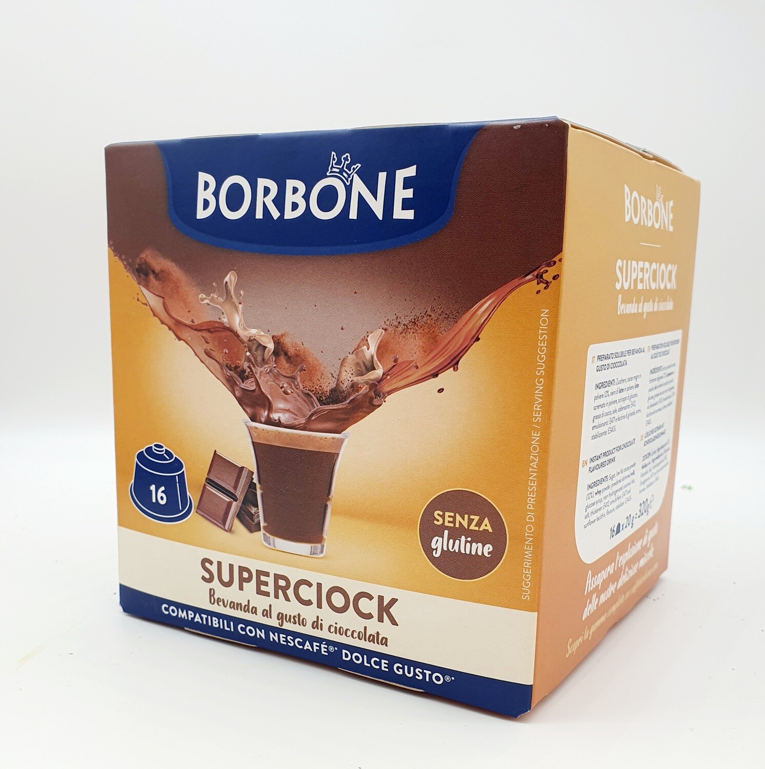 16 Capsule Caffè Borbone Gusto SuperCiok Dolce Gusto