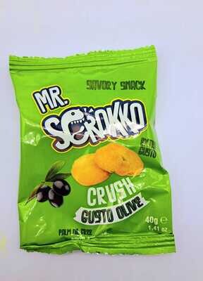 Snack Mr. Scrokko Crush Gusto Olive 40g
