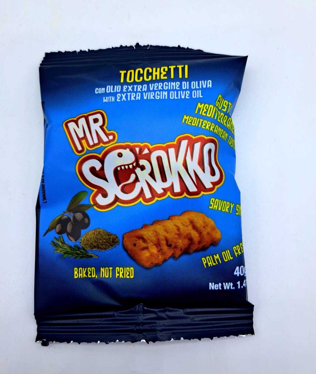 Snack Mr. Scrokko Crush Tocchetti gusto Mediterraneo 40 g