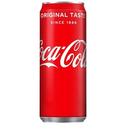 Lattina Coca Cola Original SLIM 330 ml