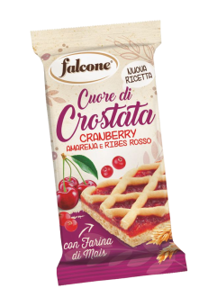 Snack Falcone Cuore di Crostata Frutti Rossi 60g