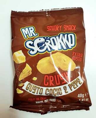 Snack Mr. Scrokko Crush Gusto Cacio e Pepe 40g