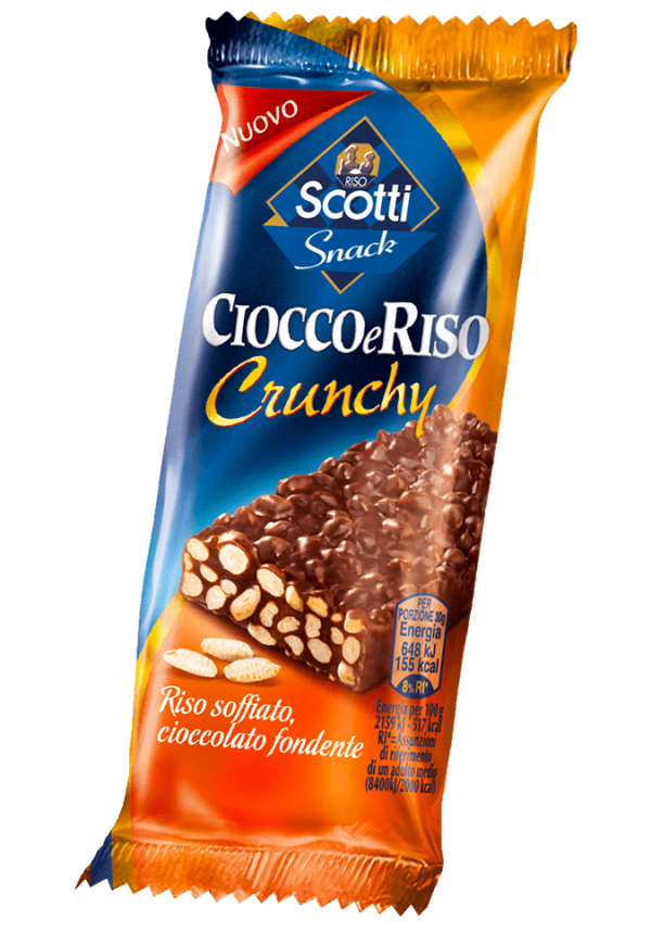 Snack Riso Scotti Ciocco e Riso Crunchy 30g