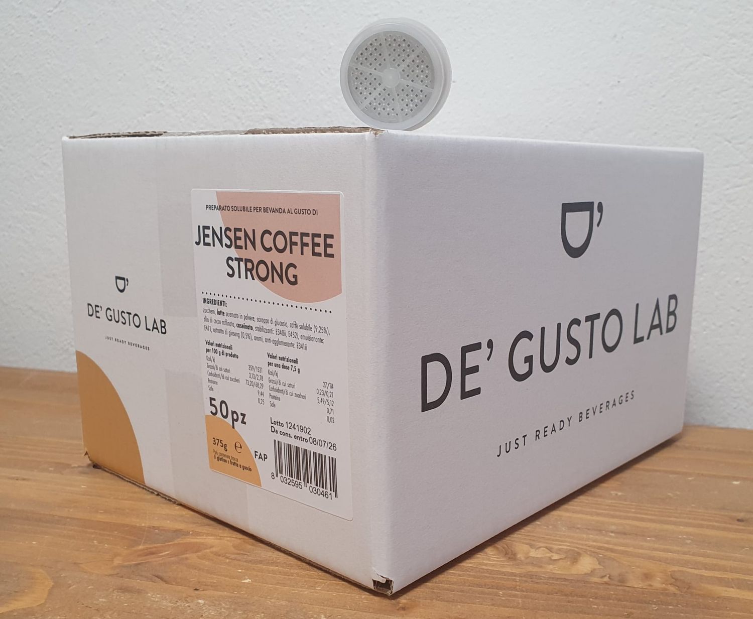 50 Capsule De Gusto Lab Ginseng con Zucchero Espresso Point