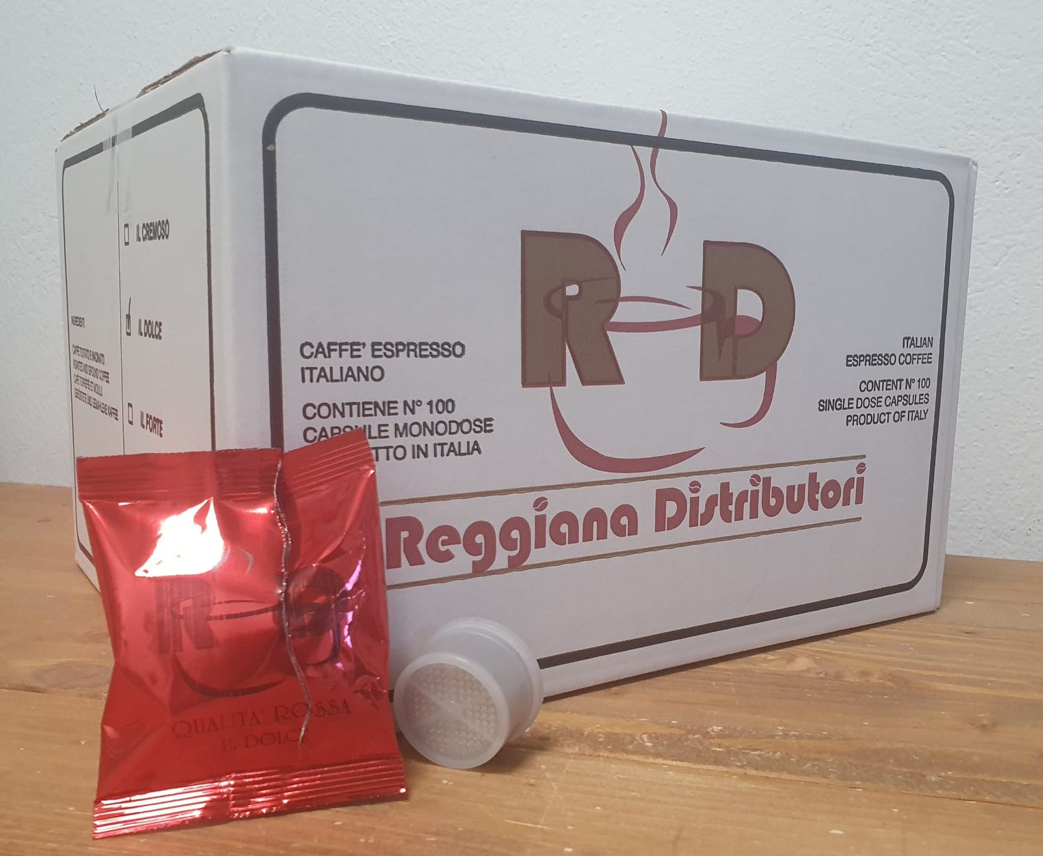 100 capsule Rd Dolce - Rossa Espresso Point