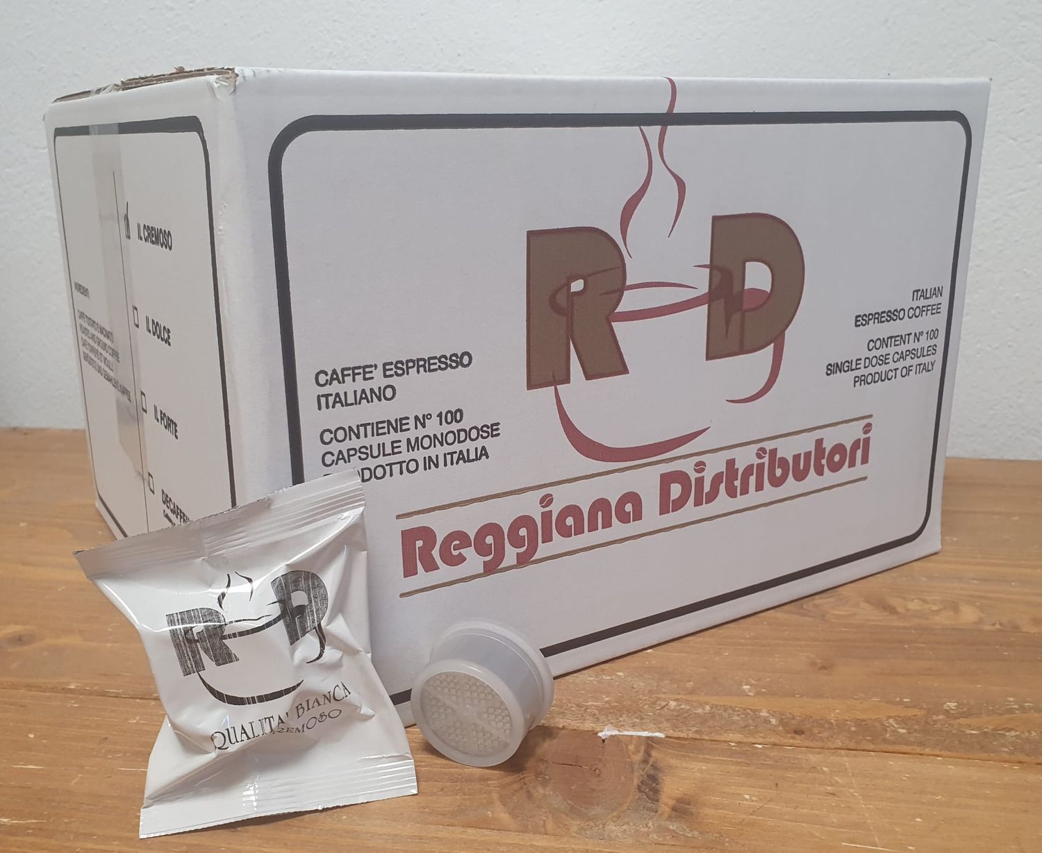 100 capsule Rd Cremosa - Bianca Espresso Point