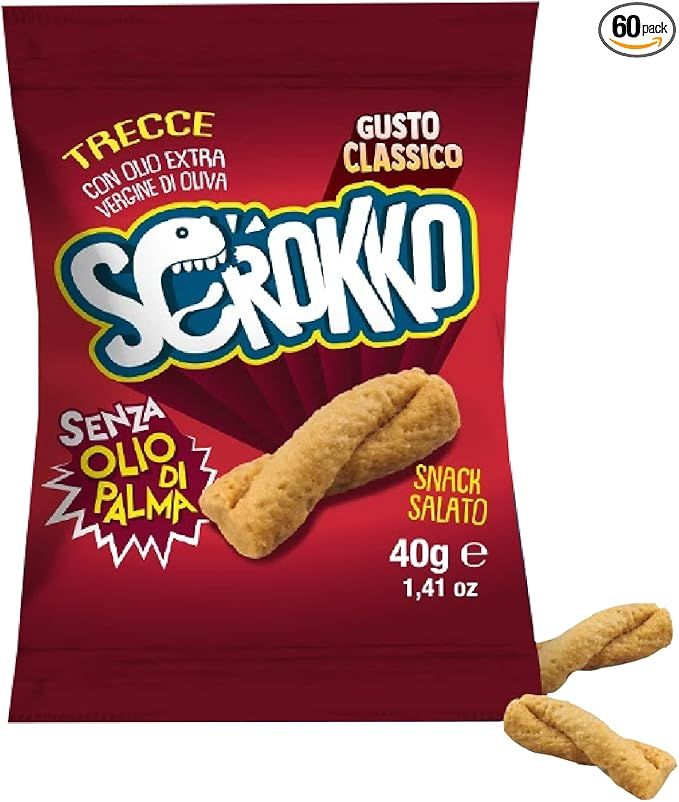 Snack Mr. Scrokko Crush Trecce gusto Classico 40 g
