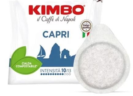 50 Cialde Carta Caffè Kimbo miscela Capri