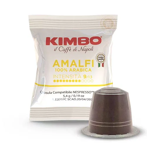 50 Capsule Caffè Kimbo Nespresso Miscela Amalfi