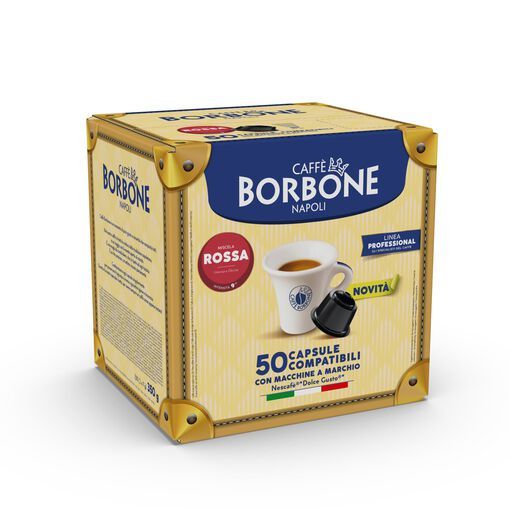 50 Capsule Caffè Borbone Miscela Red Dolce Gusto