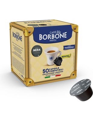 50 Capsule Caffè Borbone Miscela Nera Dolce Gusto 50 Capsule Caffè Borbone Miscela Nera Dolce Gusto