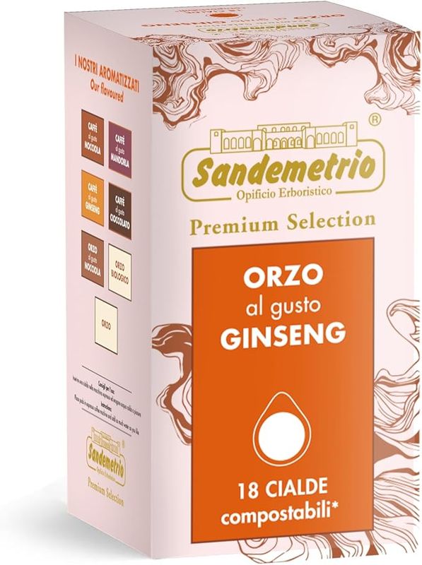 Box 18 pz Cialda Orzo al gusto Ginseng Sandemetrio - Fuori Tutto Box 18 pz Cialda Orzo al gusto Ginseng Sandemetrio - Fuori Tutto