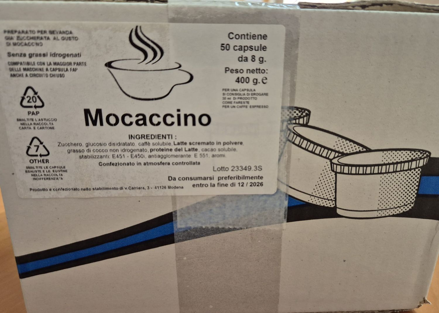Box 50 pz Mocaccino Espresso point - Fuori Tutto Box 50 pz Mocaccino Espresso point - Fuori Tutto