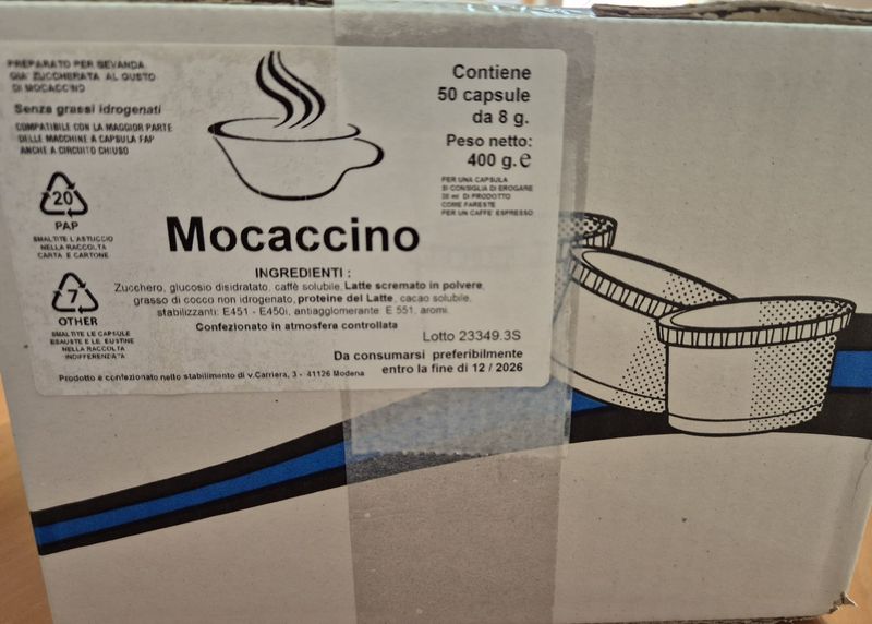 Box 50 pz Mocaccino Espresso point - Fuori Tutto Box 50 pz Mocaccino Espresso point - Fuori Tutto