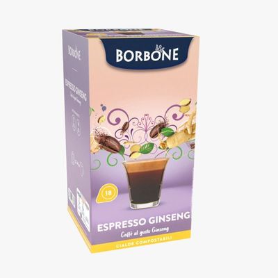 18 Cialde Carta Caffè Borbone Ginseng ESE 44