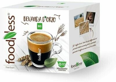 FoodNess 10 capsule Bevanda D'Orzo Bio Compatibile Dolce Gusto FoodNess 10 capsule Bevanda D'Orzo Bio Compatibile Dolce Gusto