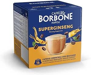 16 Capsule Caffè Borbone SuperGinseng Dolce Gusto