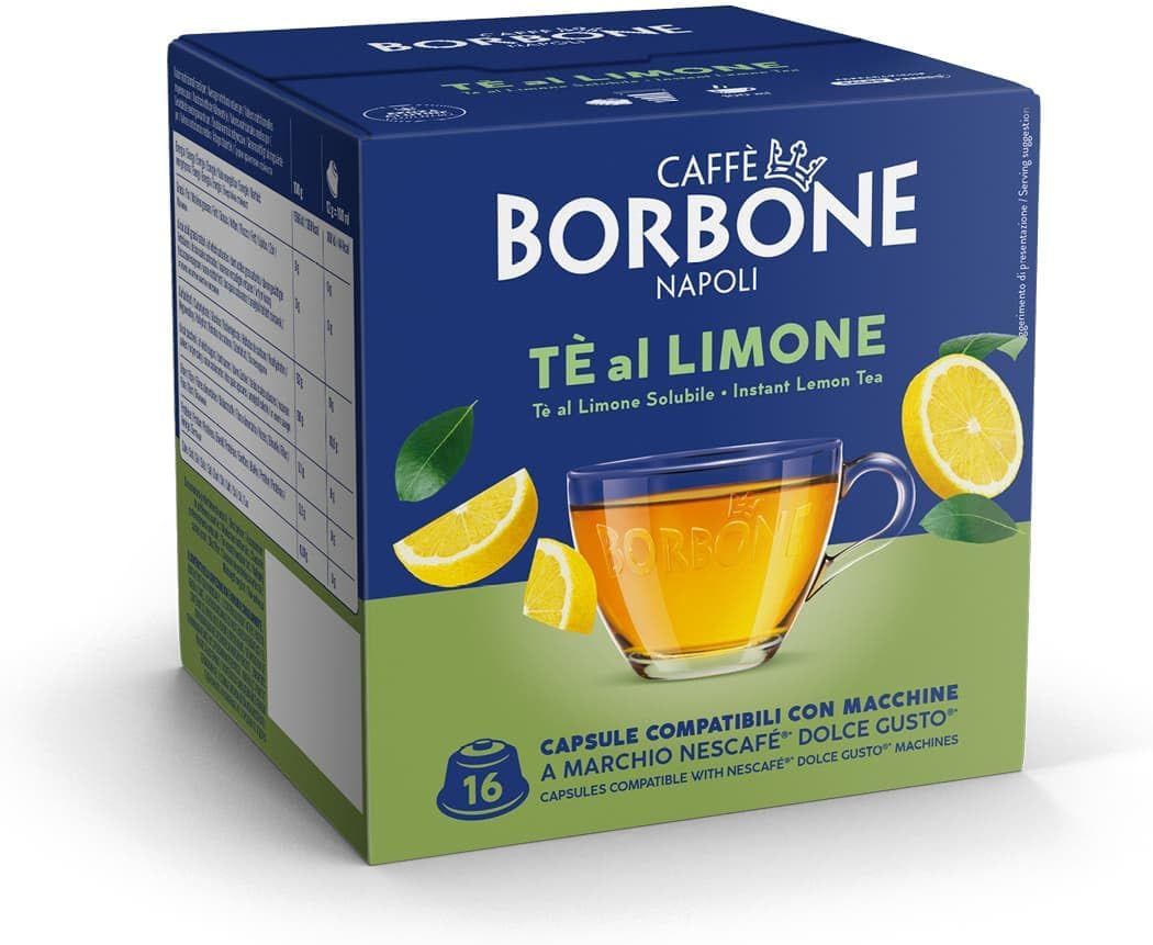 16 Capsule Caffè Borbone Tè Limone Dolce Gusto