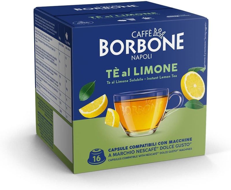 16 Capsule Caffè Borbone Tè Limone Dolce Gusto
