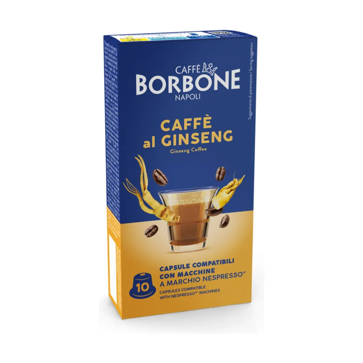 10 Capsule Caffè Borbone Ginseng Nespresso 10 Capsule Caffè Borbone Ginseng Nespresso