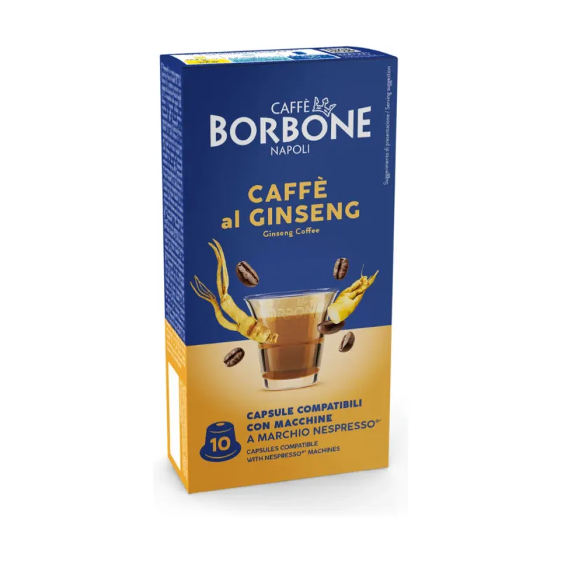10 Capsule Caffè Borbone Ginseng Nespresso 10 Capsule Caffè Borbone Ginseng Nespresso