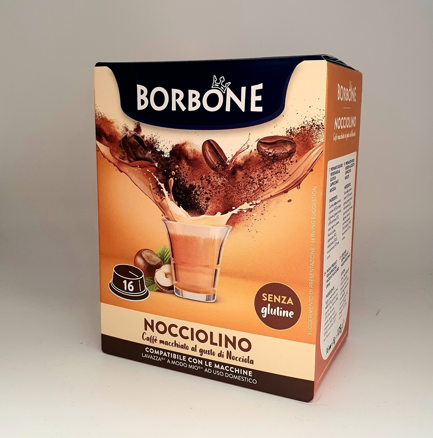 16 Capsule Caffè Borbone Nocciolino a Modo Mio
