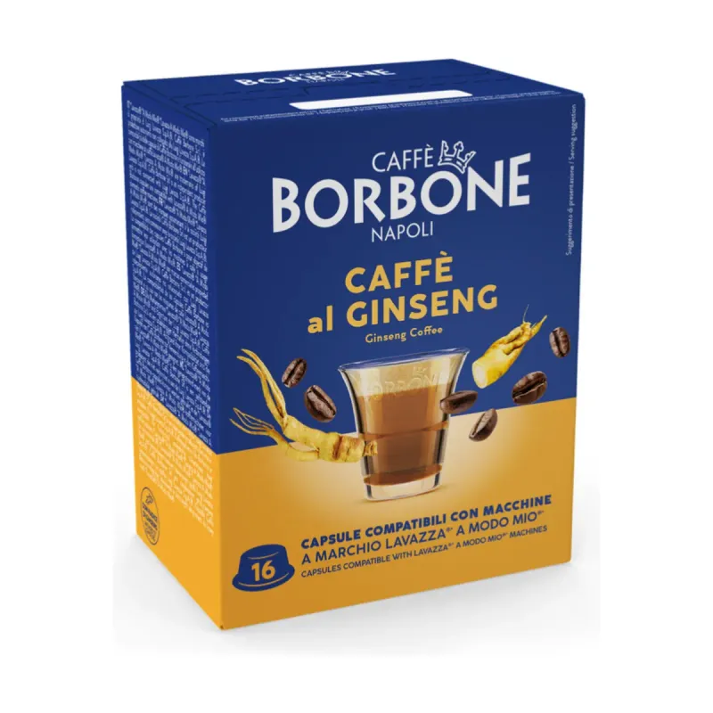 16 Capsule Caffè Borbone Ginseng a Modo Mio