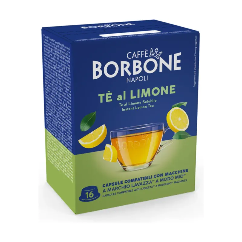 16 Capsule Caffè Borbone Tè al Limone a Modo Mio