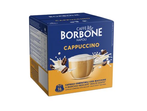 16 Capsule Caffè Borbone Gusto Cappuccione  Dolce Gusto