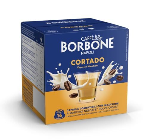 16 Capsule Caffè Borbone Gusto Cortado  Dolce Gusto - fuori tutto