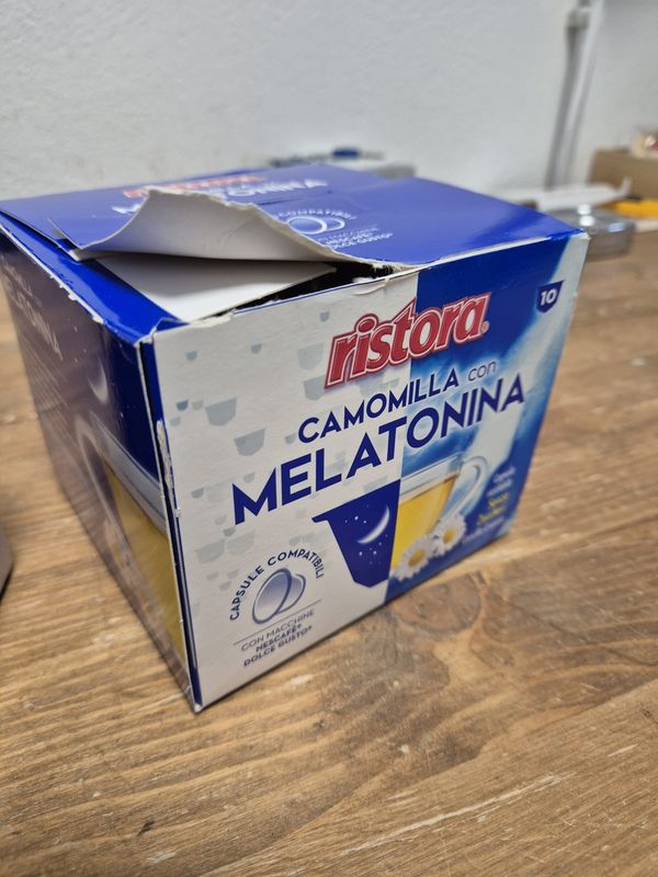 BOX 10 Capsule Ristora Dolce Gusto Camomilla con Melatonina  - DEFECT