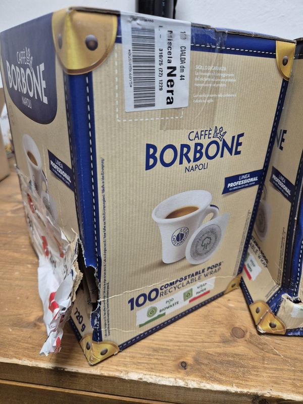 BOX 100 Cialde Caffè Borbone Cialda in carta Nera  - DEFECT