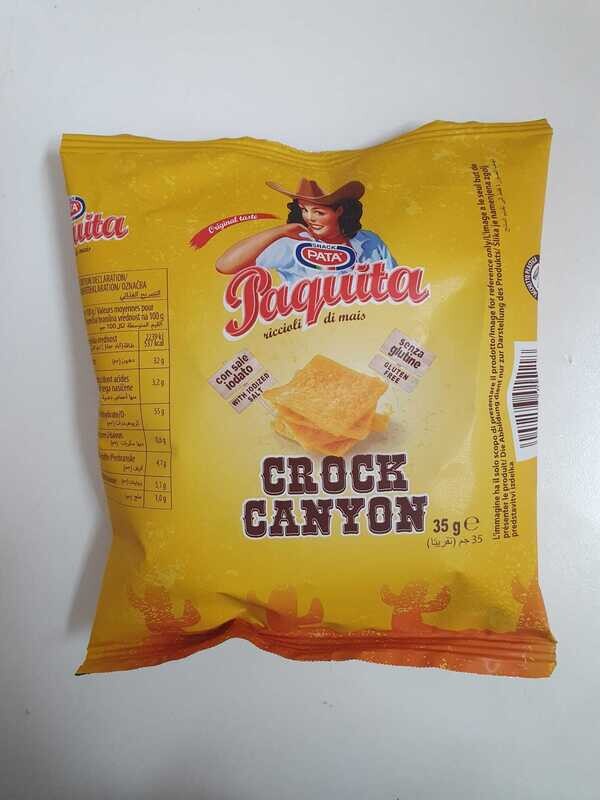 Snack Pata Paquita Crock Canyon 35g x 50pz conf. intera