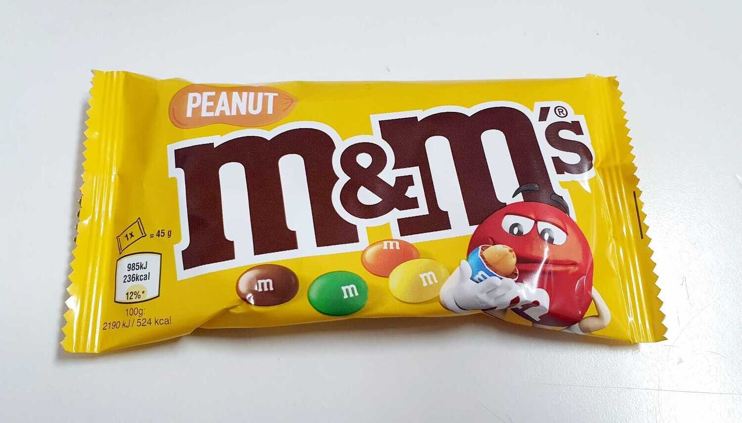 Snack M&M's Gialli Peanut 45g Snack M&M's Gialli Peanut 45g