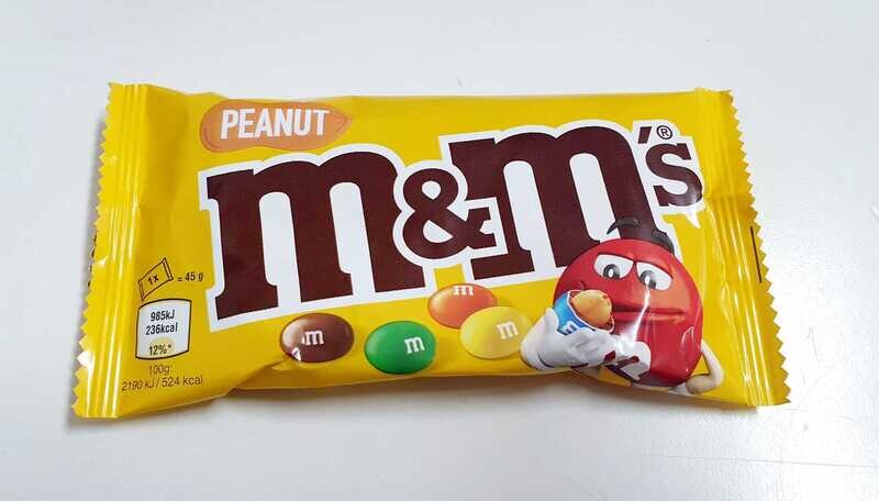 Snack M&M's Gialli Peanut 45g Snack M&M's Gialli Peanut 45g