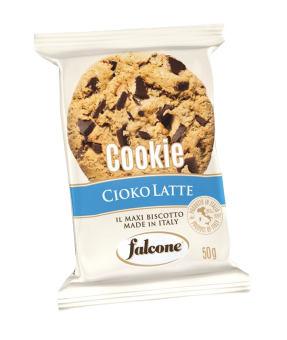 Snack Falcone Cookie Cioko Latte 50g x 40pz conf. intera