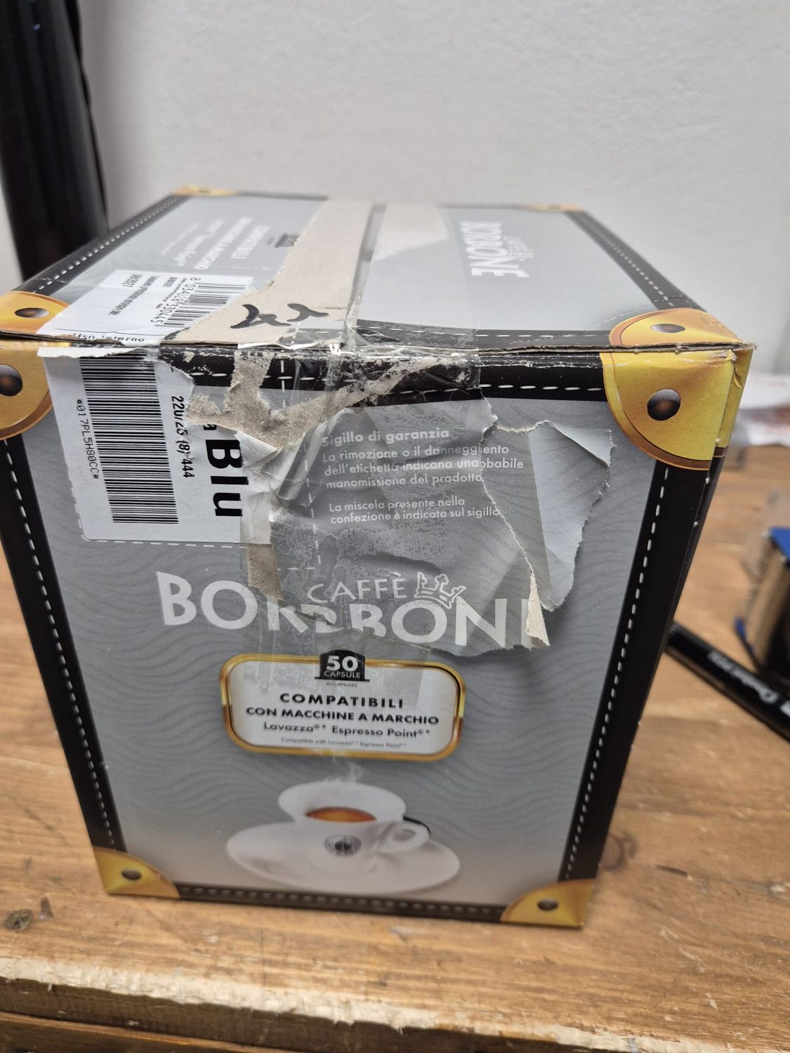 BOX 41 Capsule Lavazza Point/fap  Borbone miscela Blu  - Defect