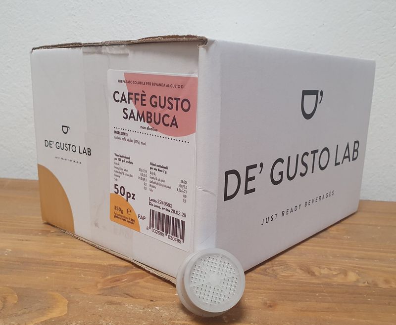 50 Capsule De Gusto Lab Caffè Gusto Sambuca Espresso Point 50 Capsule De Gusto Lab Caffè Gusto Sambuca Espresso Point