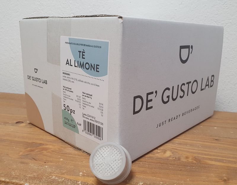 50 Capsule De Gusto Lab Te' al limone Espresso Point 50 Capsule De Gusto Lab Te' al limone Espresso Point