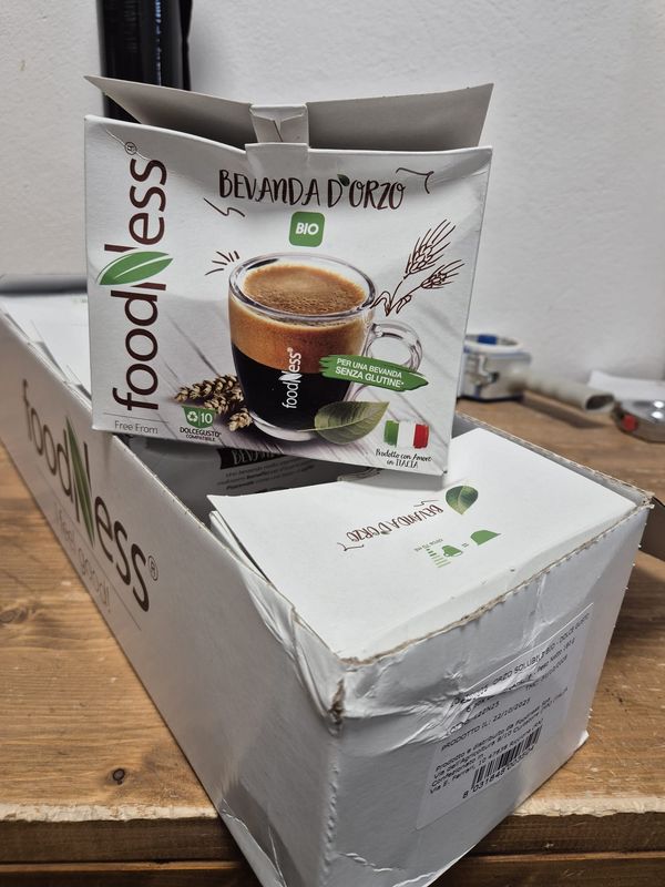 Box 10 capsule Foodness Orzo Dolce Gusto - Defect