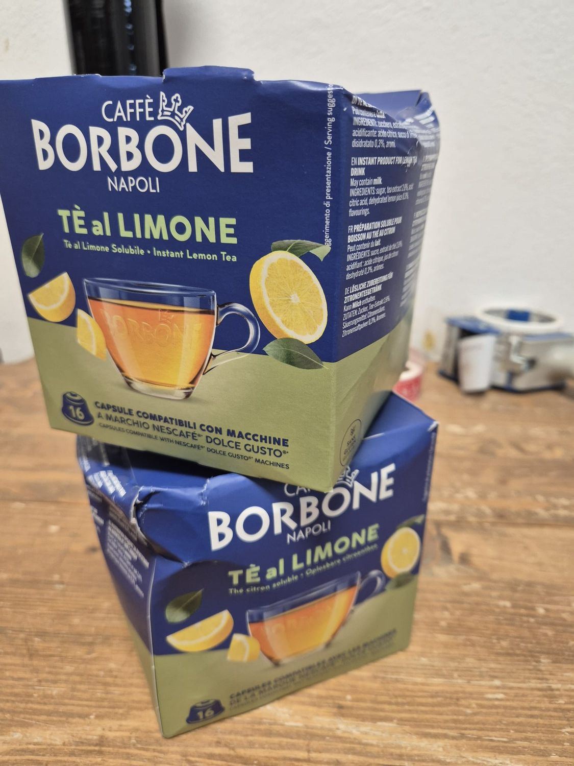 Box 16 pz  Borbone the Limone Dolce Gusto - Defect