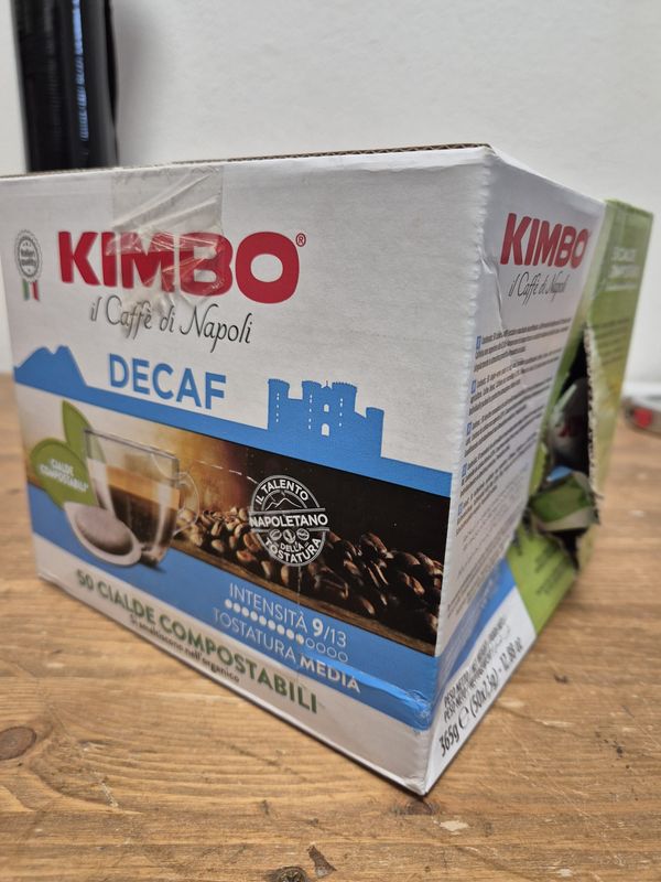 BOX 50 Cialde Caffè Kimbo Decaffeinato - DEFECT