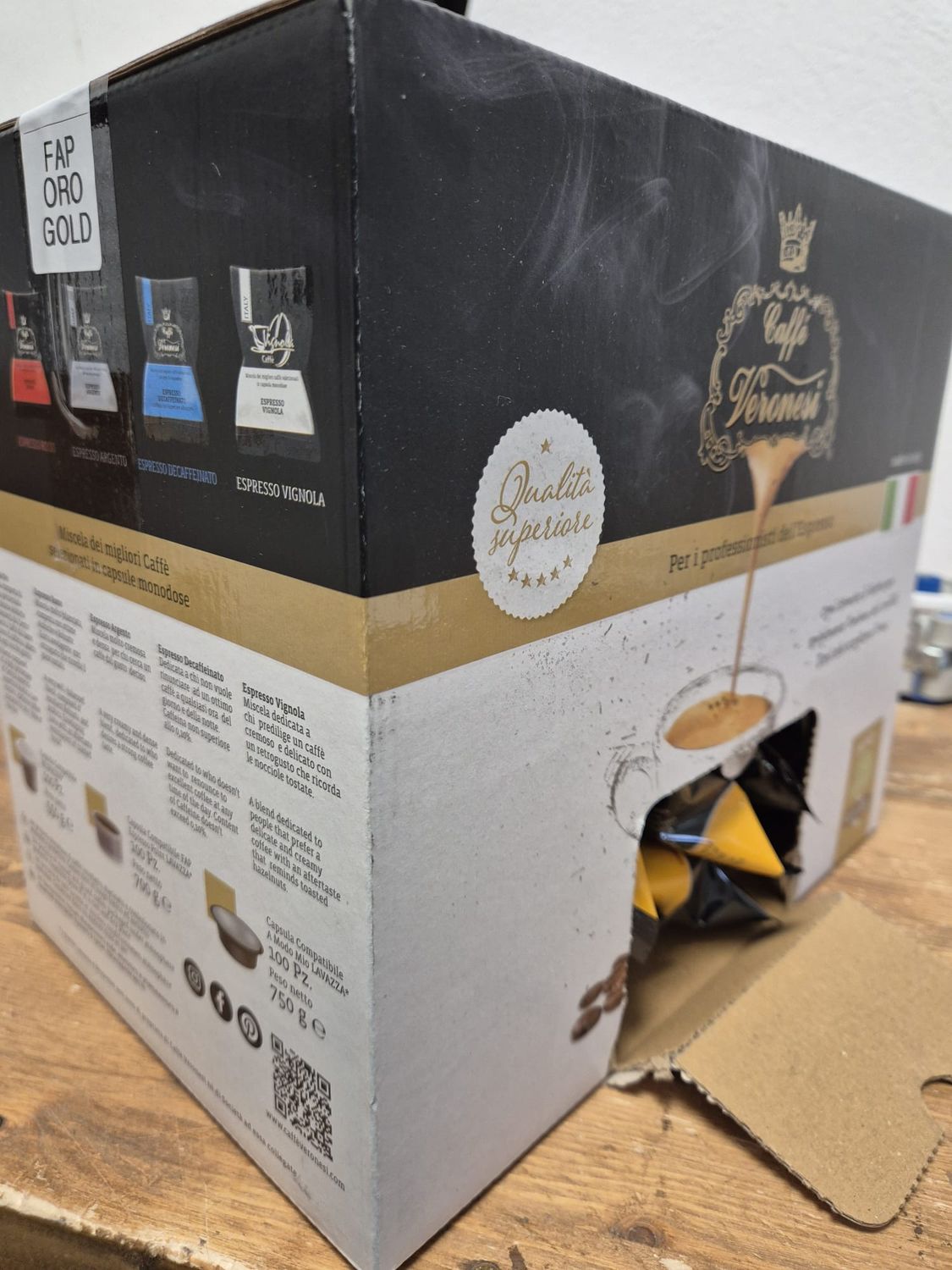 Box 52 Capsule Veronesi Espresso point Miscela Oro - Defect