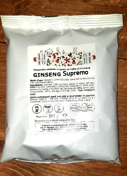 Ginseng Bar Qualità TOP In Polvere Confezione 500 Gr. Vendita Ingrosso Sconto Quantità