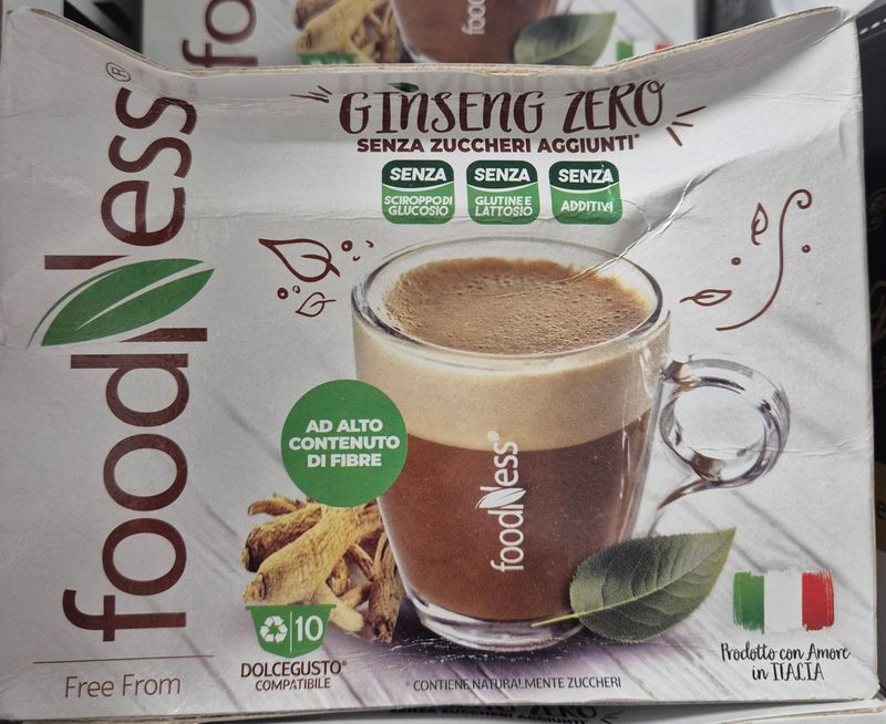 FoodNess Ginseng Zero (Amaro) Compatibile Dolce Gusto -Defect